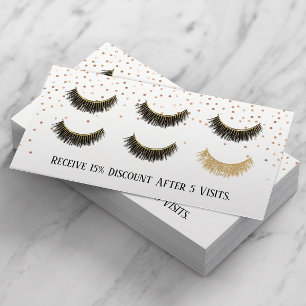 Tarjeta de fidelización Artista de maquillaje de