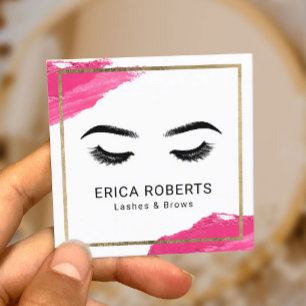 Tarjeta De Fidelización Artista de maquillaje de latigazos y brotes 12 bof