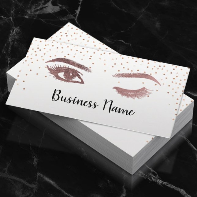 Tarjeta De Fidelización Artista de maquillaje de latigazos y brotes Rosa L (Subido por el creador)