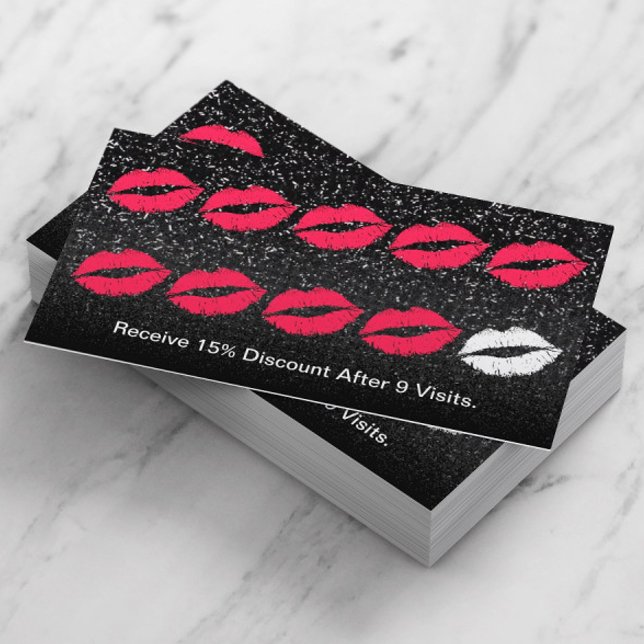 Tarjeta De Fidelización Artista de maquillaje de moda Puntuación de Lealta (Subido por el creador)