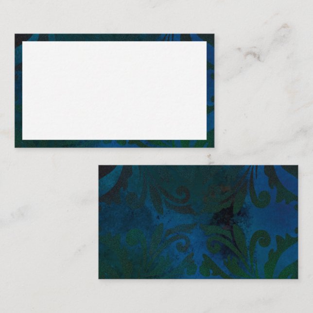 Tarjeta De Fidelización azul (Anverso / Reverso)