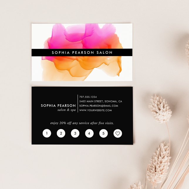 Tarjeta De Fidelización Banda acuática moderna | Lealtad (Subido por el creador)