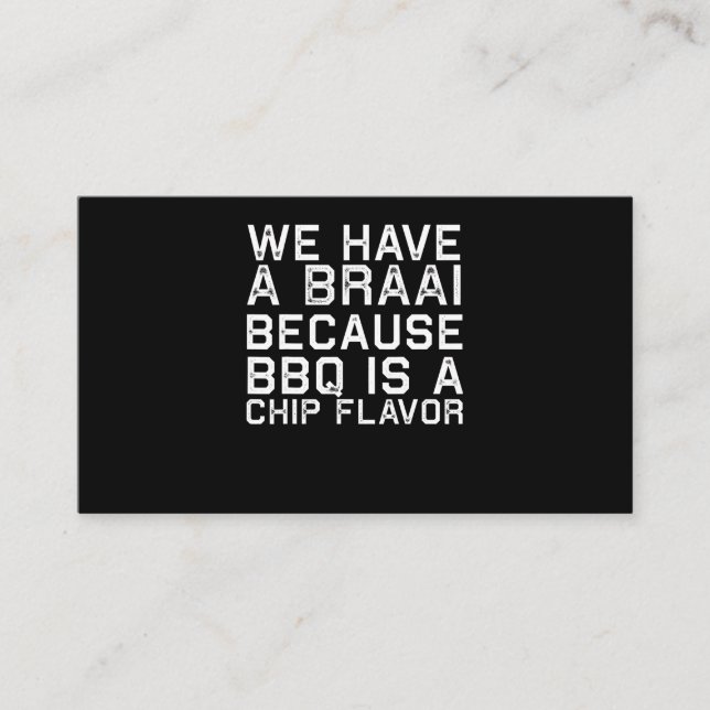 Tarjeta De Fidelización Barbacoa | El regalo de barbacoa de la familia Bra (Anverso)