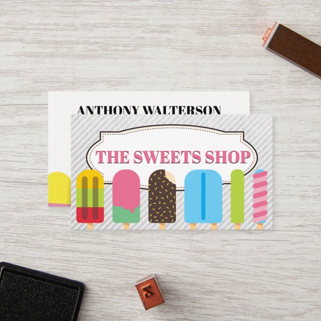 Tarjeta De Fidelización Bicicletas y helados (Anverso/Reverso In Situ)