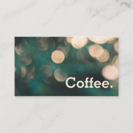 Tarjeta De Fidelización Bokeh Scene Simple Loyalty Coffee Punch-Card