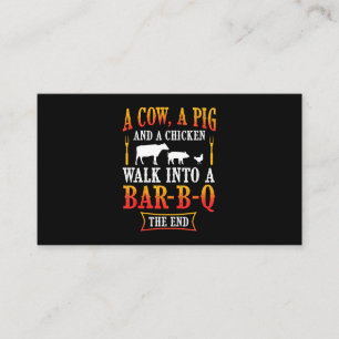 Tarjeta De Fidelización BQ  Parrillada Bbq Chiste Regalo Grill Maestro Che