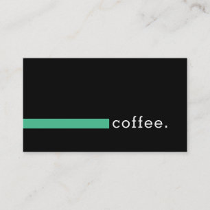 Tarjeta De Fidelización Café de lealtad Punch Océano Verde moderno