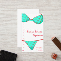 Café express de Barista del bikini Impulsión-Por