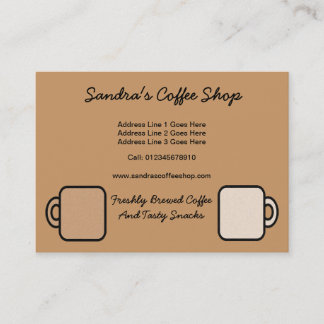 Tarjeta De Fidelización Cafetería