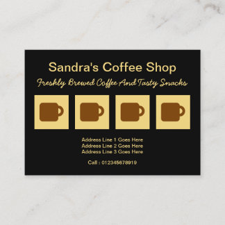 Tarjeta De Fidelización Cafetería