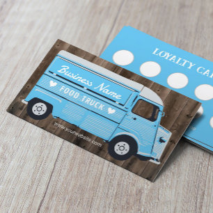 Tarjeta De Fidelización Camión de comida Cocina al aire libre Van Catering