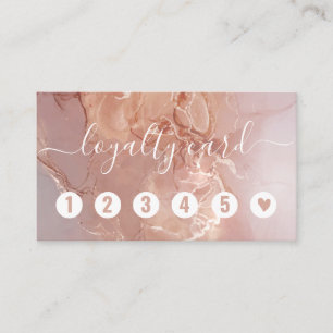 Tarjeta De Fidelización Cartas de fidelidad en salón de belleza con pelo 