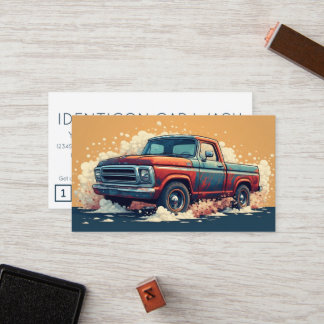 Tarjeta De Fidelización CARWASH customer loyalty punch card