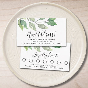 Tarjeta De Fidelización Cliente de Acuarela