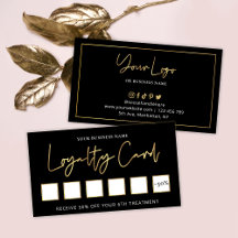 Cliente de Moda con logotipo negro y oro de la Sal