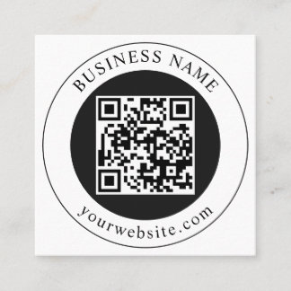 Tarjeta De Fidelización Código QR con nombre de empresa editable