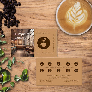 Tarjeta De Fidelización Coffee House / Shop Loyalty Card