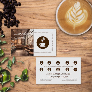 Tarjeta De Fidelización Coffee House / Shop Loyalty Card