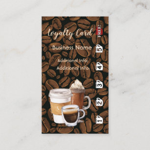 Tarjeta De Fidelización Coffee Shop Loyalty Card 2