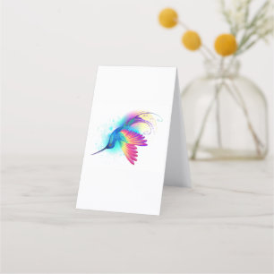 Tarjeta De Fidelización Colibrí arcoiris exótica