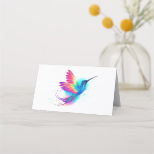Tarjeta De Fidelización Colibrí arcoiris exótica