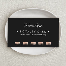 Tarjeta De Fidelización Comb Hairstylist 5 Punch Customer Loyalty Card