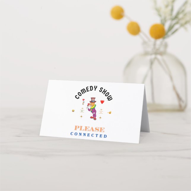 TARJETA DE FIDELIZACIÓN COMEDY SHOW  (Anverso)