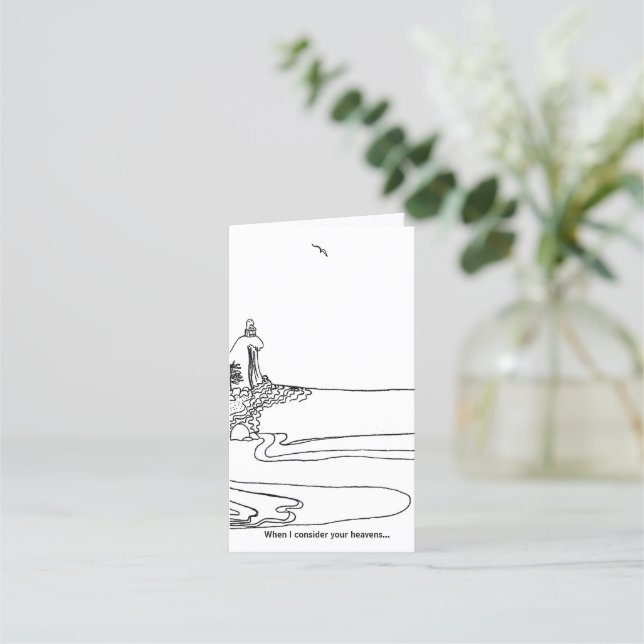 Tarjeta De Fidelización "Considero sus cielos"... Escritura (Anverso)