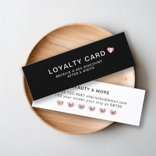 Tarjeta De Fidelización Corazón simple y elegante