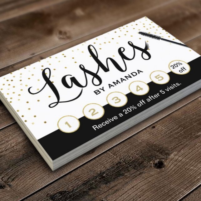Tarjeta De Fidelización Critican a artista de maquillaje clásico de escrit (Subido por el creador)