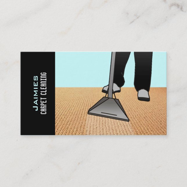 Tarjeta De Fidelización Cupón libre de la limpieza de la alfombra (Anverso)