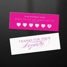 Tarjeta De Fidelización Customer Loyalty Cards For Spa Beauty Salons