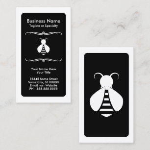 tarjeta de fidelización de abejas con miel mod