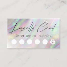 tarjeta de fidelización de diseño de shell