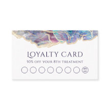 tarjeta de fidelización de diseño opalor oscuro