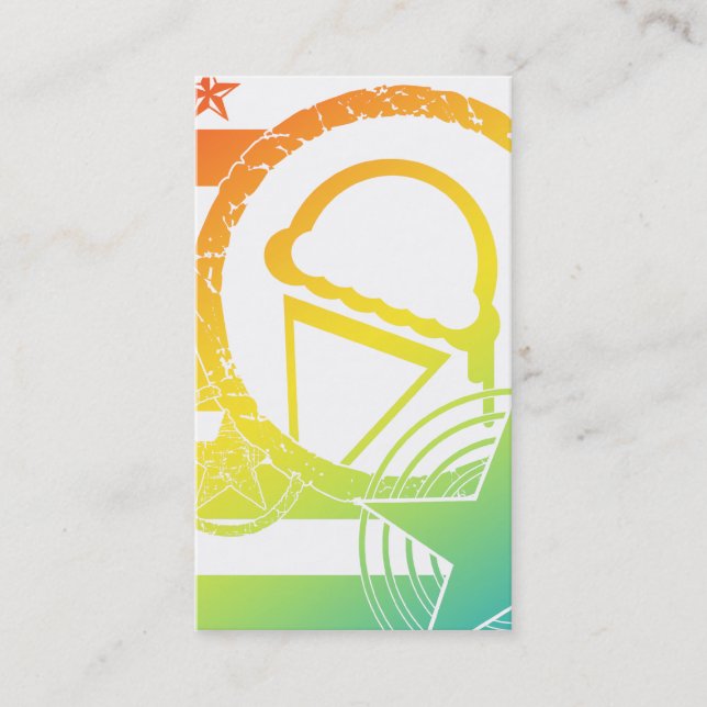 tarjeta de fidelización de helados dripz (Anverso)