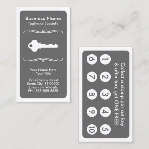 tarjeta de fidelización de mod KEY