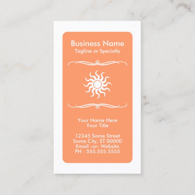 tarjeta de fidelización de sol de mod (Anverso)