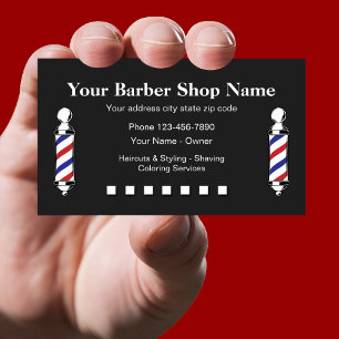 Tarjeta De Fidelización Diseño de Barber Shop
