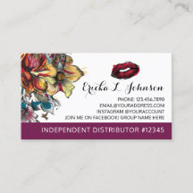 Distribuidor de Labial Puñetazo de Lealtad Floral 