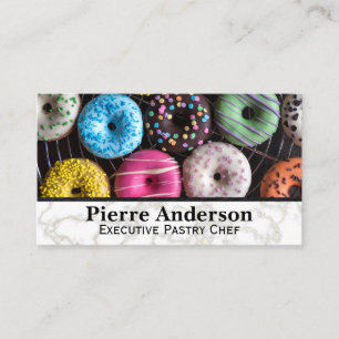 Tarjeta De Fidelización Donuts diversos   Tienda pastelera