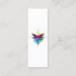 Tarjeta De Fidelización Dragón poligonal arcoiris