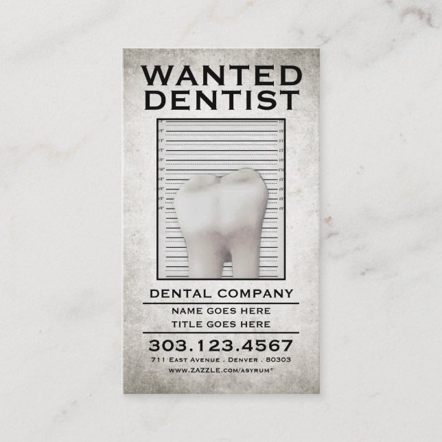 Tarjeta De Fidelización el dentista quiso el poster (Anverso)