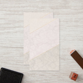 Tarjeta De Fidelización Elegant Blank Loyalty Card – Ivory & Gold