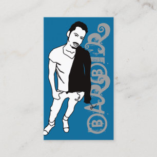 Tarjeta De Fidelización encadenarme a lo largo de la barbería (tarjeta de