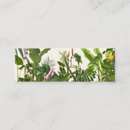 Tarjeta De Fidelización Exótico paisaje de selva verde.