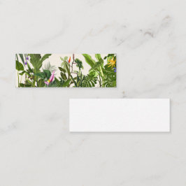 Tarjeta De Fidelización Exótico paisaje de selva verde.