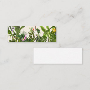 Tarjeta De Fidelización Exótico paisaje de selva verde.