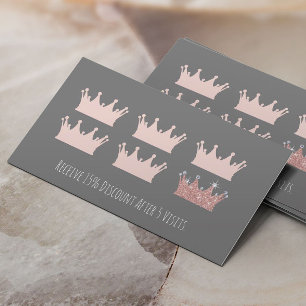 Tarjeta De Fidelización Fidelidad del Salón de Belleza de Artista de la Co