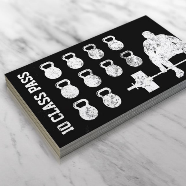 Tarjeta De Fidelización Fitness Personal Trainer Bodybuilder Lealtad (Subido por el creador)